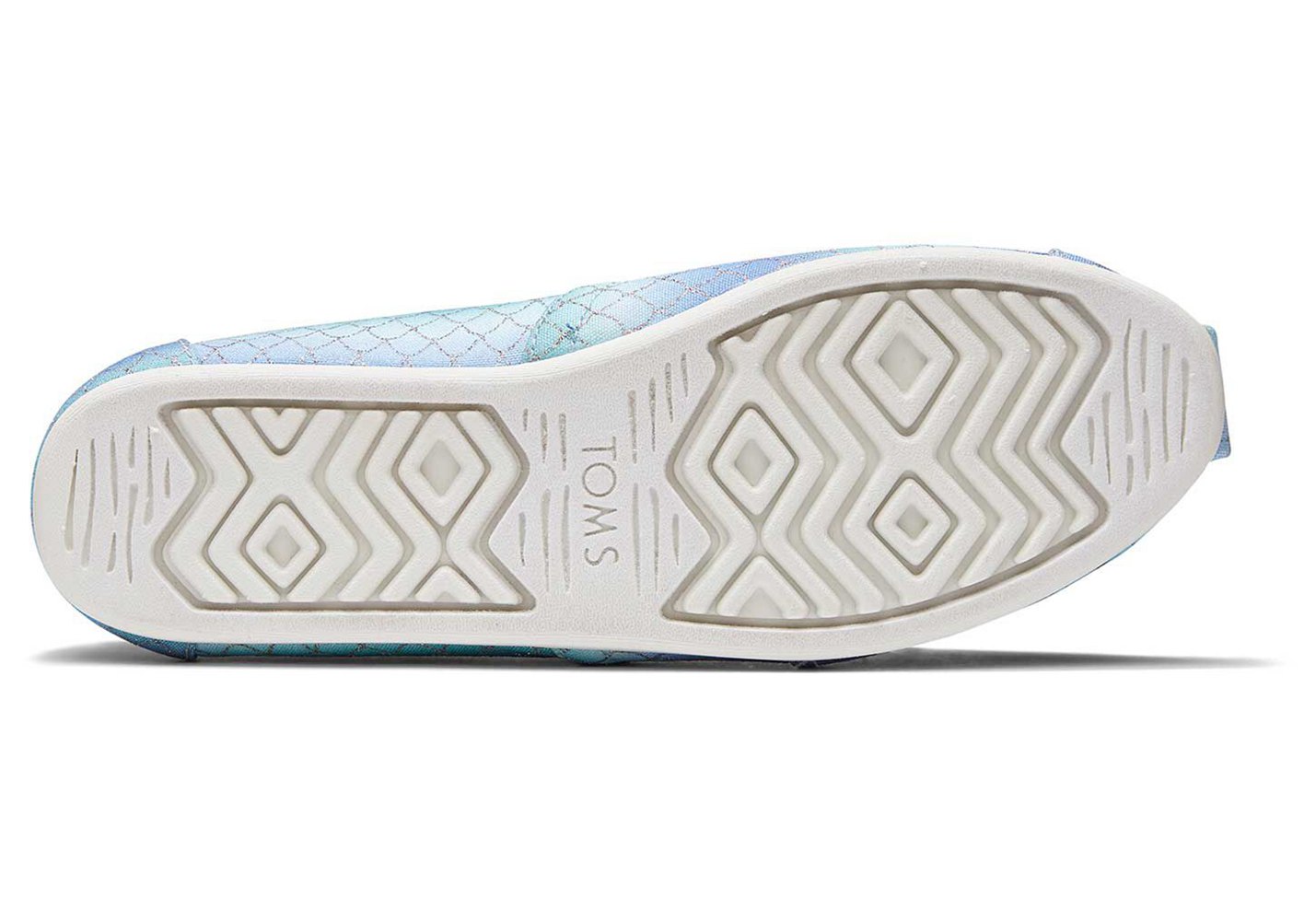 Toms Espadryle Damskie Niebieskie/Białe - Alpargata Mermaid - 70AGPDXIR